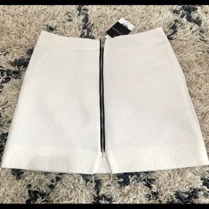 TopShop Zip Front Mini Skirt